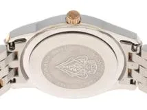 GUCCI　グッチ　Gクラス　5500L　シェル文字盤　11Pダイヤモンド　ステンレススチール/GP　　クオーツ　レディース時計　2148103906350【207】