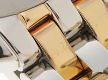 GUCCI　グッチ　Gクラス　5500L　シェル文字盤　11Pダイヤモンド　ステンレススチール/GP　　クオーツ　レディース時計　2148103906350【207】