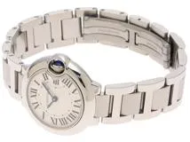 Cartier　カルティエ　時計　バロンブルーSM　W69010Z4　シルバー文字盤　ステンレススチール　クォーツ　レディース
