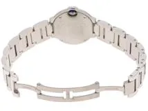 Cartier　カルティエ　時計　バロンブルーSM　W69010Z4　シルバー文字盤　ステンレススチール　クォーツ　レディース