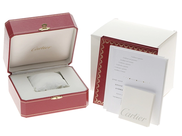 Cartier カルティエ 時計 バロンブルーSM W69010Z4 シルバー文字盤 ステンレススチール クォーツ レディース