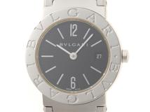 BVLGARI　ブルガリ　レディース腕時計　ブルガリ　ブルガリ　クォーツ　ブラック文字盤　ステンレススチール　BB26SS【431】2148103906442