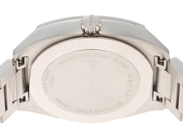 GUCCI グッチ GG2570 142.5/YA142503 ステンレス 12Pダイヤモンド 男性  