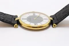 Cartier カルティエ マストヴァンドーム ヴェルメイユ 590003 シルバー925 レザー ホワイト/グレー文字盤 クォーツ 【460】2148103907029