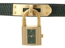 HERMES エルメス 時計 ケリーウォッチ KE1201770 グリーン GP