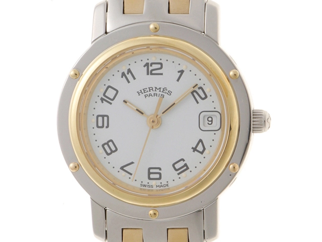 HERMES エルメス クリッパー CL4.220 レディース腕時計 稼動品 エルメスクリッパー レディース 腕時計 CL4.220 HERMES 中古