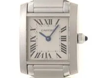 Cartier　カルティエ　タンクフランセーズSM　W51008Q3　SS　クォーツ　レディース時計【430】2148103908880
