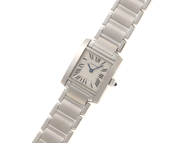 Cartier カルティエ タンクフランセーズSM W51008Q3 SS クォーツ レディース時計【430】2148103908880