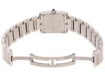 Cartier　カルティエ　タンクフランセーズSM　W51008Q3　SS　クォーツ　レディース時計【430】2148103908880