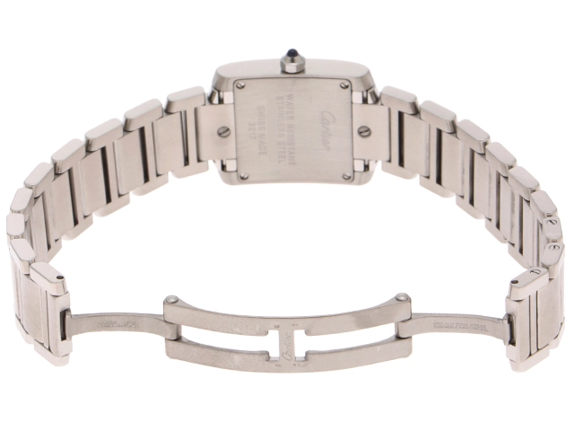 Cartier カルティエ タンクフランセーズSM W51008Q3 SS クォーツ レディース時計【430】2148103908880