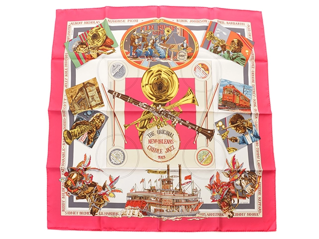 HERMES エルメス スカーフ カレ90 NEW ORLEANS THE ORIGINAL