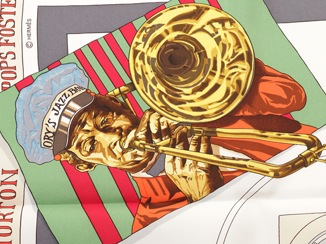 HERMES エルメス スカーフ カレ90 NEW ORLEANS THE ORIGINAL