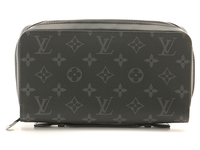 【超美品】ルイヴィトン モノグラム エクリプス ジッピーXL 長財布M61698 LOUIS VUITTON(ルイヴィトン) モノグラム エクリプスジッピーXL