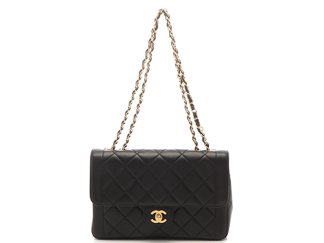 CHANEL シャネル マトラッセ25 チェーンショルダー ブラック