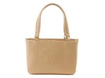 CHANEL　シャネル　ココマーク 2wayバッグ ベージュ/GP キャビア　【471】N