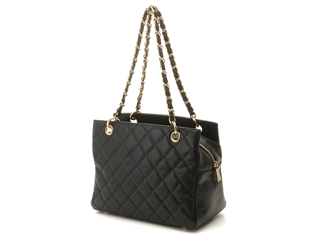 CHANEL シャネル マトラッセチェーンショルダーバッグ ブラック