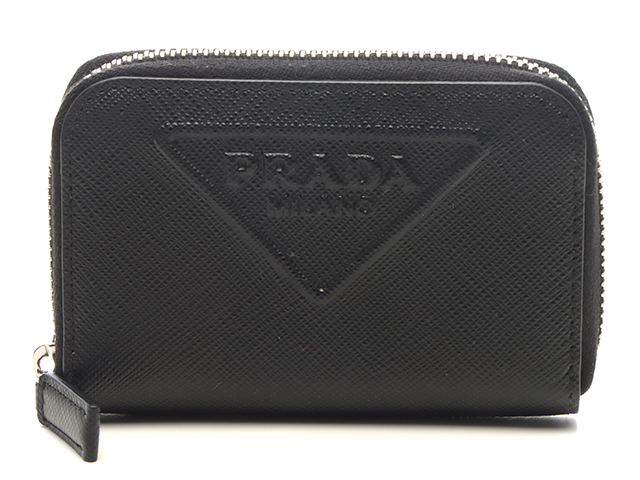PRADA プラダ コインケース ブラック サフィアーノ 2MM003 2D1Q
