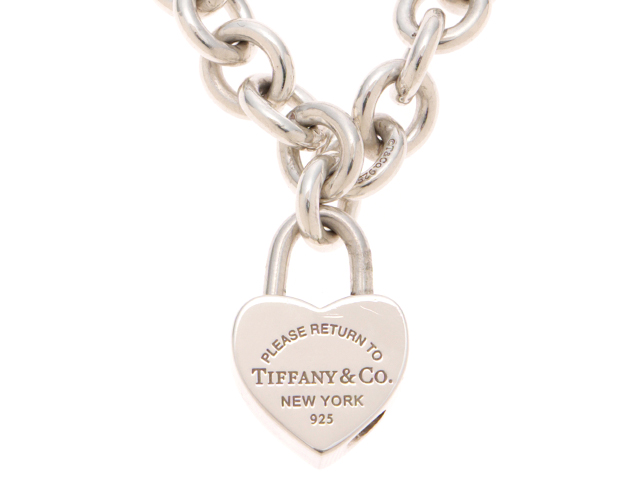 ち*ん様 Tiffany & Co. ハート型ネックレス TIFFANY&CO ティファニー ロックハート ネックレス シルバー