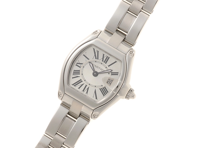Cartier  カルティエ　ミニロードスターSM　W62016V3　シルバー　レディース　クォーツ2148103913044【432】
