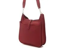 HERMES エルメス バッグ エヴリンⅢPM ルージュグレナ/シルバー