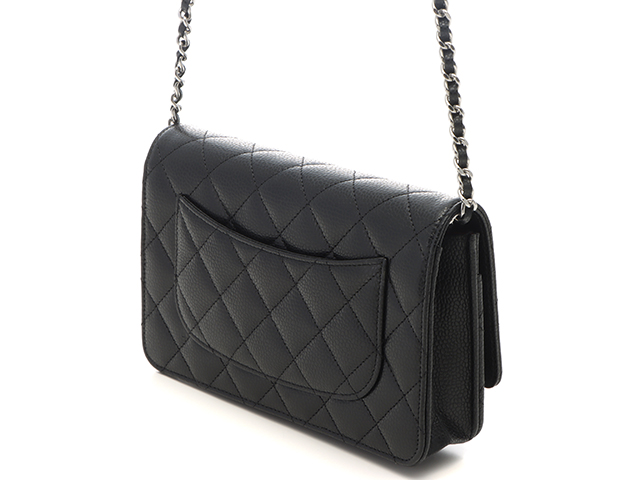 CHANEL シャネル マトラッセ ターンロック チェーンウォレット