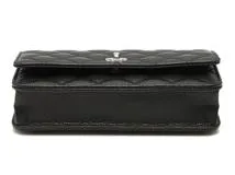 CHANEL シャネル マトラッセ ターンロック チェーンウォレット