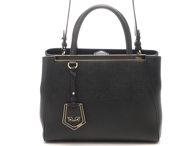 FENDI フェンディ プテトゥージュール 2WAYバッグ ブラック