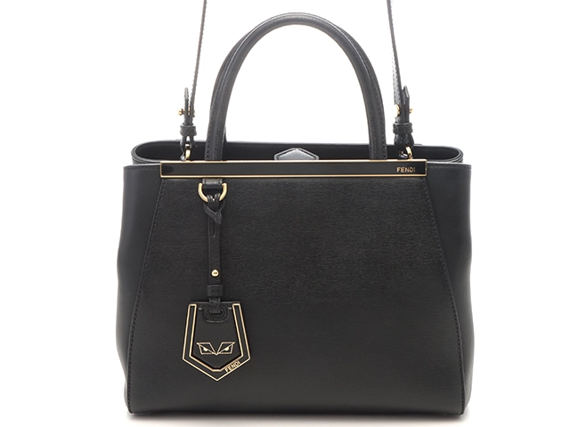 FENDI フェンディ プテトゥージュール 2WAYバッグ ブラック
