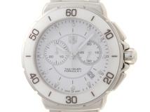 TAG HEUER タグホイヤー フォーミュラ1 クロノ ダイヤベゼル 12ピースダイヤモンド ホワイト/12ピースダイヤモンド ステンレス セラミック CAH1211.BA0863 メンズ クォーツ 2148103914089 【432】