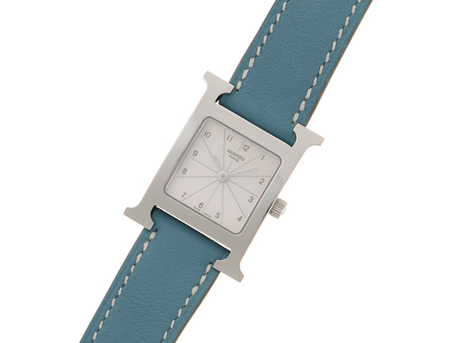 HERMES エルメス 時計 Hウォッチ HH1.210 シルバー文字盤