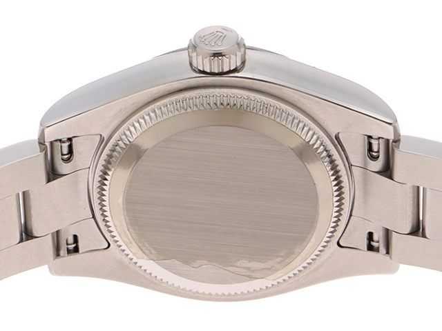 M番2008年　ROLEX　ロレックス　オイスター　パーペチュアル　176210　ステンレススチール　シルバー文字盤　自動巻き　レディース　腕時計　C