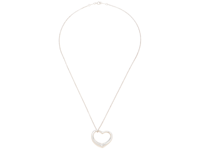 ティファニーハーモニカ Tiffany & Co. Two Tone 18KYG & SS Heart Interlocking Link