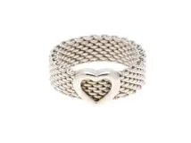 TIFFANY＆CO ティファニー サマセットハートリング シルバー 11