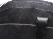 GUCCI　グッチ　GGスプリーム　ブリーフケース　ブラック　474135　PVC/レザー【433】2148103915154