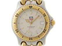 TAG HEUER タグホイヤー セル WG1121-0 GP/SS アイボリー文字盤 クォーツ 【460】2148103915659