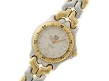 TAG HEUER タグホイヤー セル WG1121-0 GP/SS アイボリー文字盤