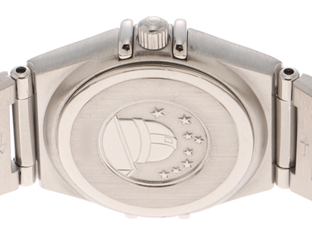 オメガ コンステレーション ミニ レディース クォーツ 腕時計 シルバー文字盤 OMEGA オメガ コンステレーション ミニ ステンレススチール