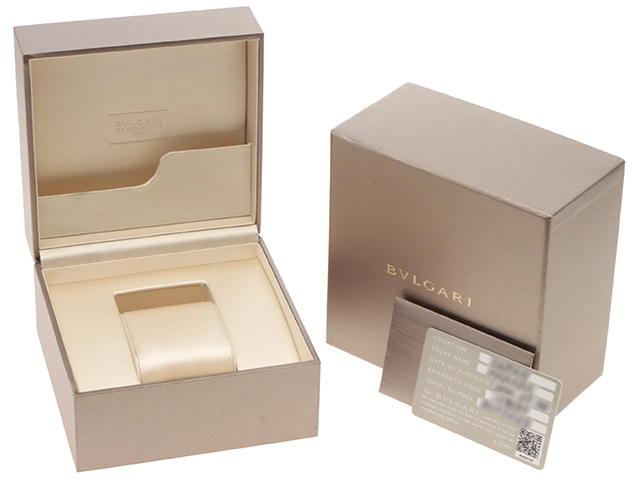 BVLGARI ブルガリ メンズ 自動巻き オクト OCP41SG グレー文字盤 PG/SS【472】HK