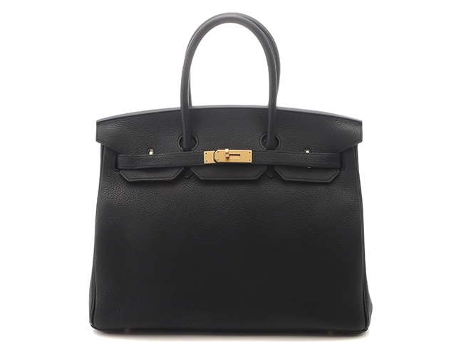 HERMES エルメス バーキン35 ブラック トゴ ゴールド金具 C刻印（2018