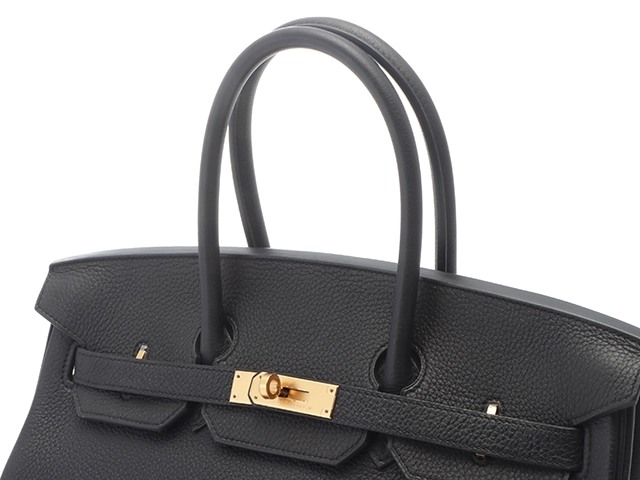 HERMES　エルメス　バーキン35　ブラック　トゴ　ゴールド金具　Ｃ刻印（2018年頃製造）　2148103915819【432】