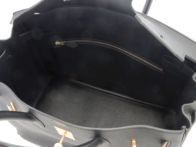 HERMES　エルメス　バーキン35　ブラック　トゴ　ゴールド金具　Ｃ刻印（2018年頃製造）　2148103915819【432】