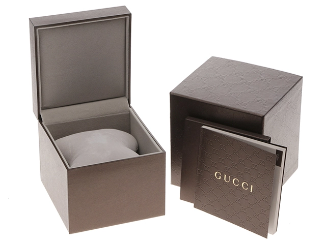 GUCCI　グッチ　パンテオン　クロノグラフ　ダイヤベゼル　115.4　ステンレス　女性用クオーツ時計【473】