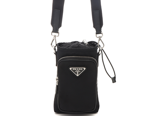 PRADA プラダ スマートフォンケース ブラック ナイロン