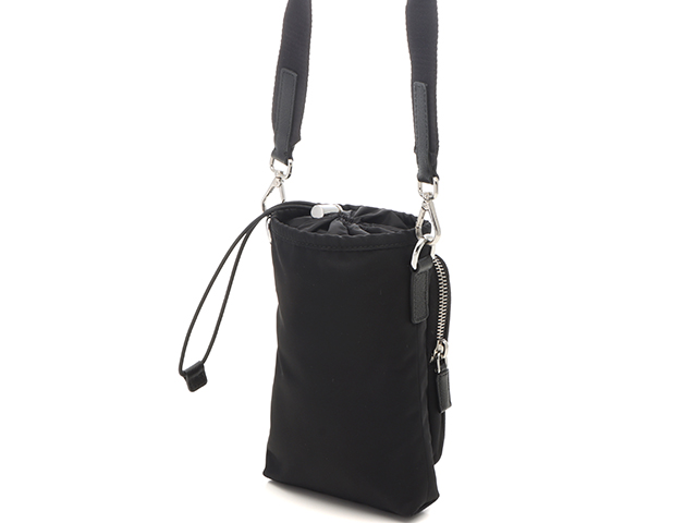 PRADA ブラック ナイロン ケース PRADA プラダ スマートフォンケース ブラック ナイロン