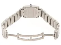 Cartier カルティエ レディース クォーツ タンクフランセーズSM W51008Q3 シルバー文字盤 SS【472】HK
