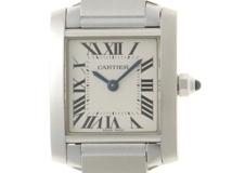 Cartier カルティエ タンクフランセーズ SM W51008Q3 ホワイトローマ SS ステンレススチール クォーツ 【460】2148103916359