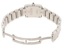 Cartier カルティエ タンクフランセーズ SM W51008Q3 ホワイトローマ SS ステンレススチール クォーツ 【460】2148103916359