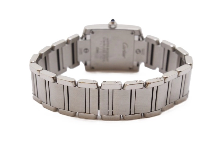 Cartier カルティエ タンクフランセーズ SM W51008Q3 ホワイトローマ SS ステンレススチール クォーツ 【460】2148103916359