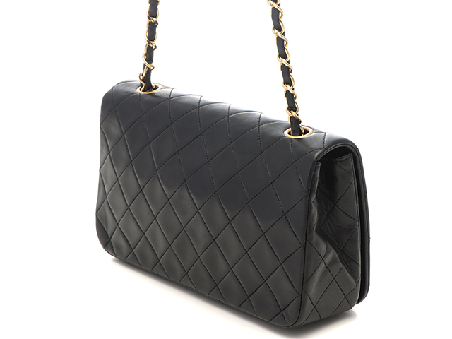 シャネル　マトラッセ　ターンロック　ダブルフラップショルダーバッグ CHANEL】シャネル チェーンショルダー ショルダーバッグ ダブル