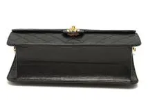 CHANEL シャネル マトラッセチェーンショルダー ブラック/ゴールド金具